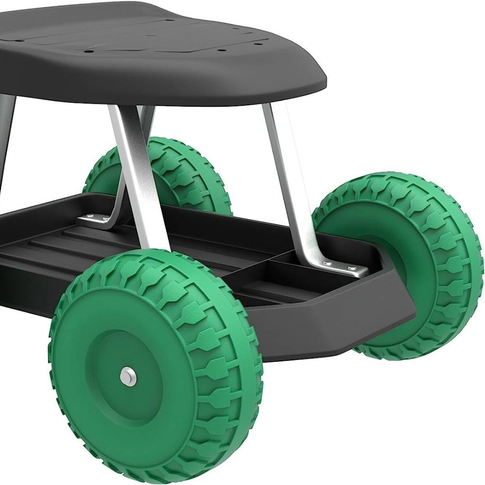 Garden Work Stool With Wheels: image 4