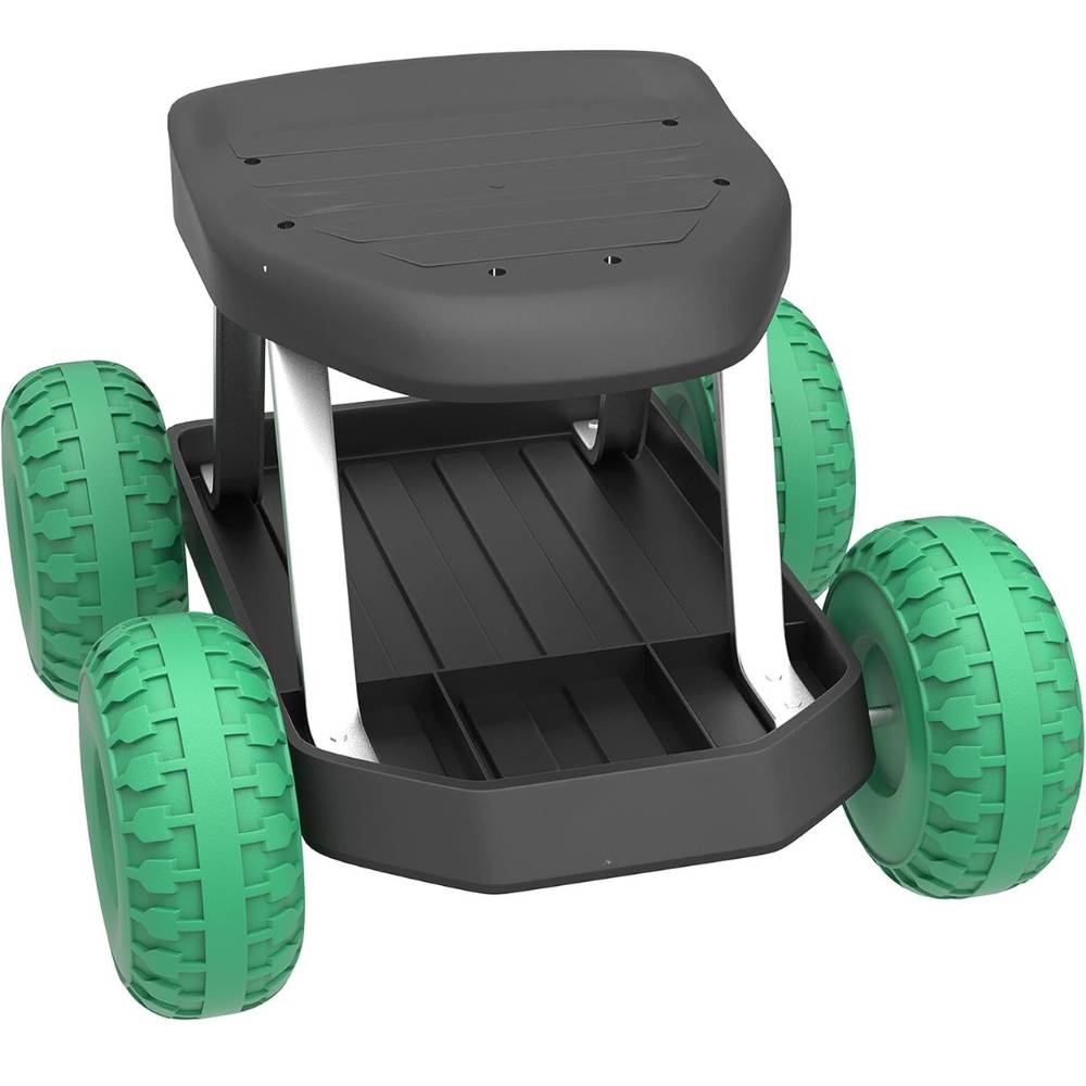 Garden Work Stool With Wheels: image 7