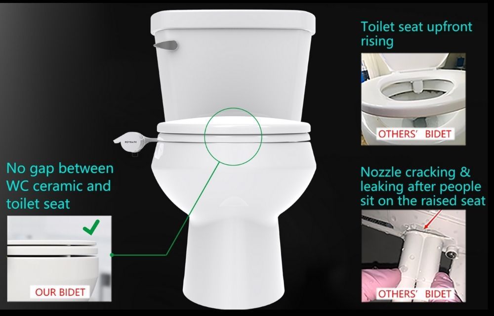 Bidet Toilet Seat Non Electric: image 4