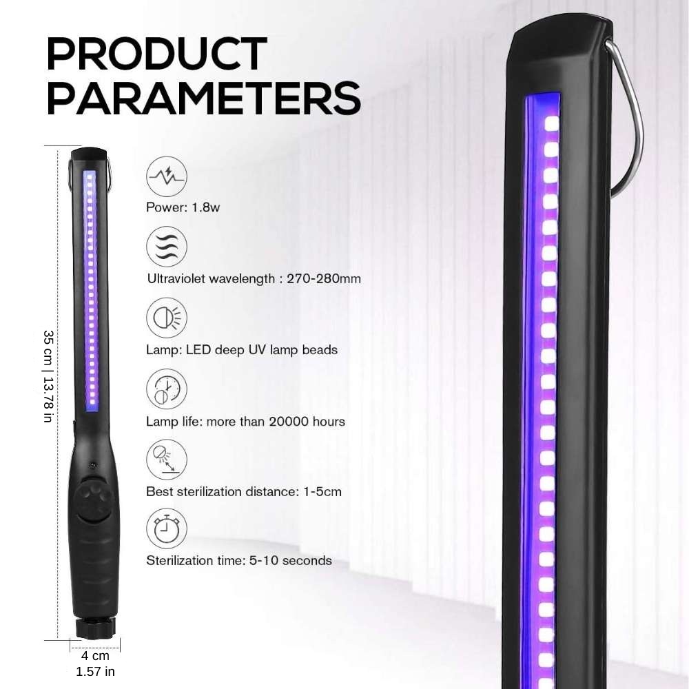 UV portable sanitizer lamp